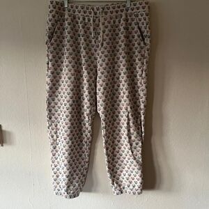 Teddy Fresh Sweatpants Women's 2XL Pastel Pink Teddy Bear Print